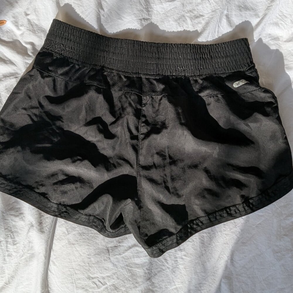 RBX Womens Workout Running Shorts Size S Small Black Athletic Built In Liner - Picture 5 of 8